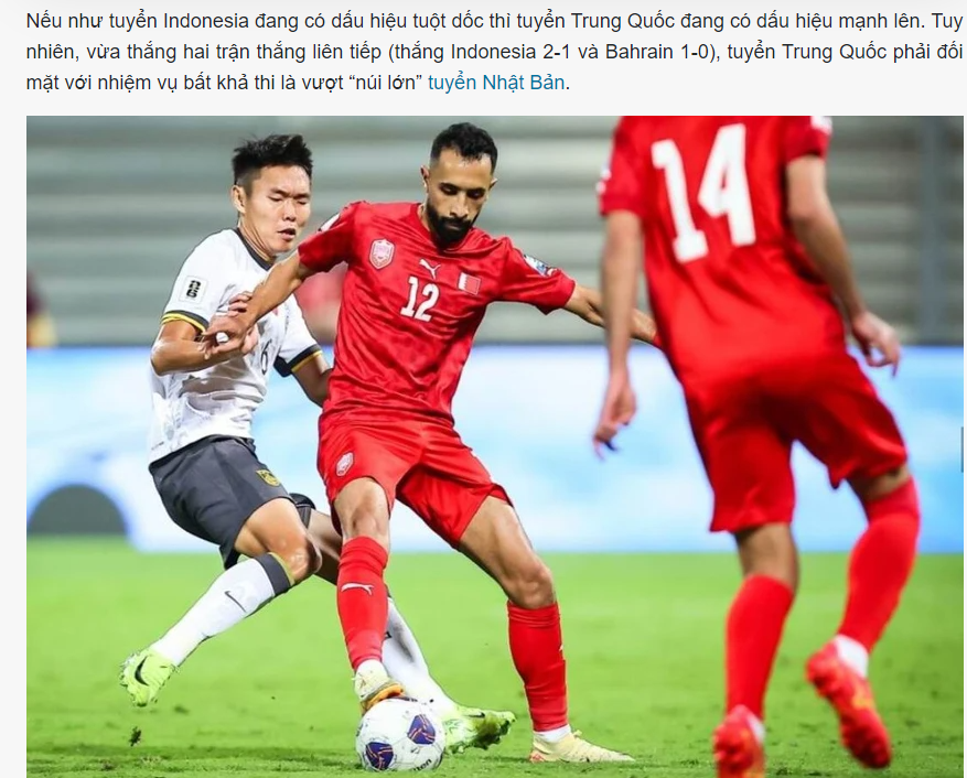 越媒：中国队显示复苏迹象，但要击败日本仍不可能